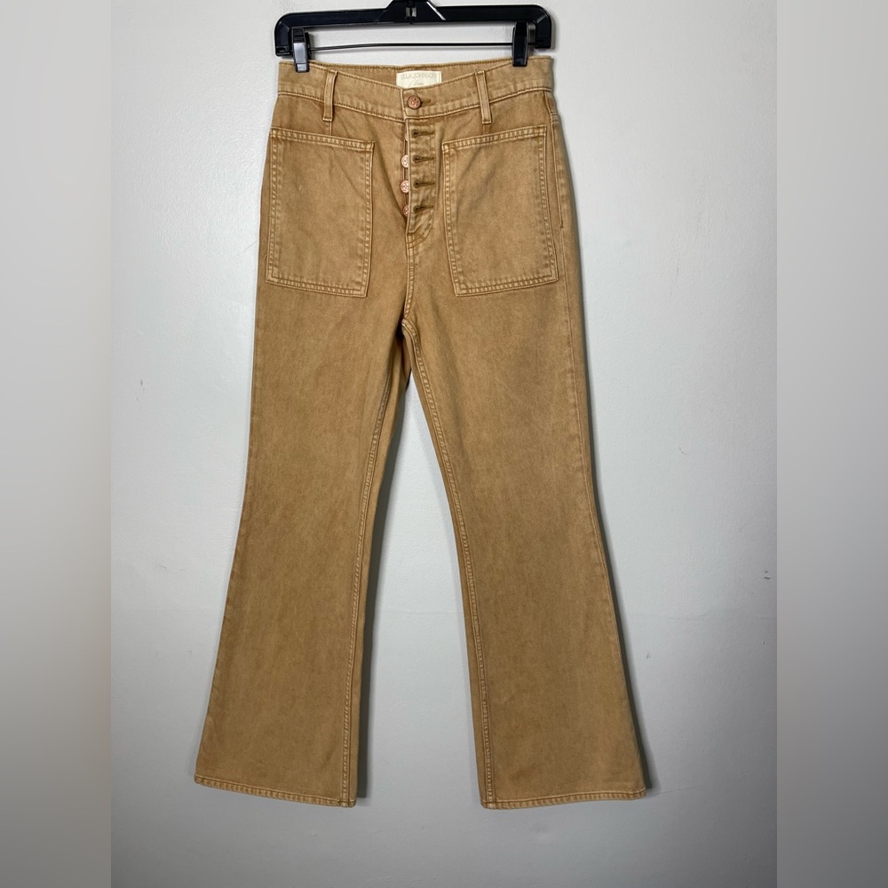Ulla Johnson The Lou Jean in Danube Wash Sz 26 Handmade Bootcut flare - Picture 4 of 13